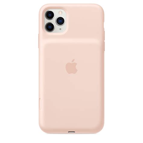 Apple iPhone 11 Pro Max Smart Battery Case with Wireless Charging Pink Sand MWVR2 | Cases ...