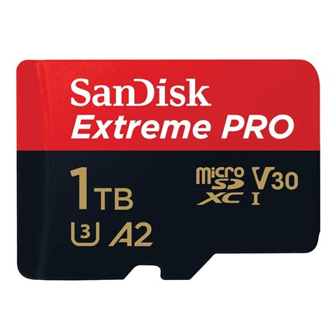 Sandisk Cart O De Mem Ria Extreme Pro Microsdxc Uhs I Tb Adaptador