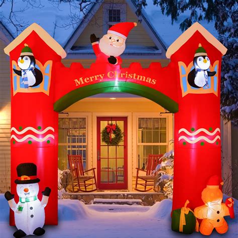 Double Couple 9FT Giant Christmas Inflatables Outdoor Decorations