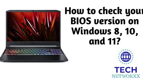 How To Check Your Bios Version On Windows 8 10 And 11 Check Your Bios Version And Update It