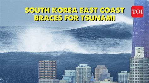 Japan Earthquake Fearing Tsunami South Korea S Gangwon Province