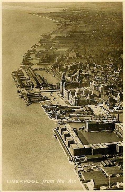 Aerial View Of Albert Dock To Gladstone Dock Liverpool