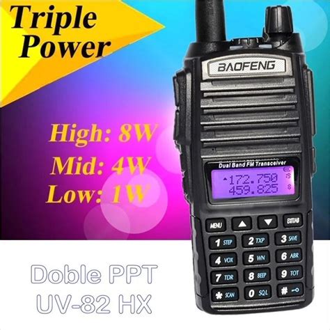 Radio Dual Banda Uv Baofeng Vhf Uhf W Tienda