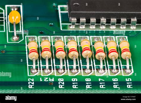 Pcb With Resistor Hi Res Stock Photography And Images Alamy