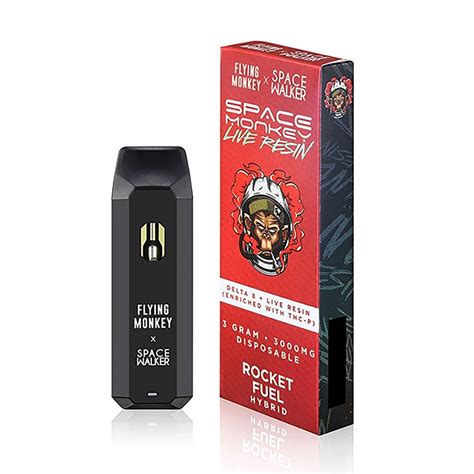 Space Monkey D Thc P Live Resin Disposable Vape Rocket Fuel G