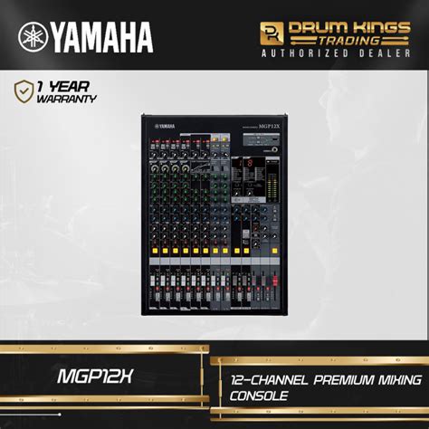 Yamaha MGP12X 12 Channel Premium Mixing Console Lazada PH