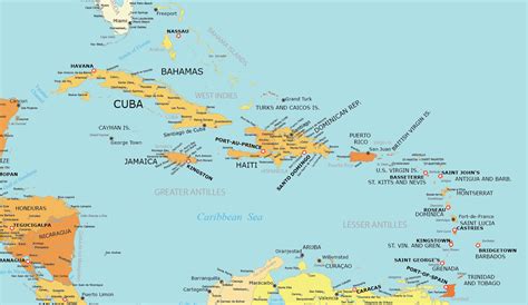 Caribbean Islands Map With Names Vector Royalty Free SVG,, 47% OFF