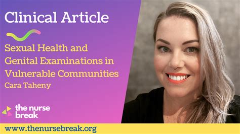 Genital Examinations And Sexual Health For Vulnerable Communities The