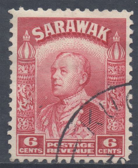 Sarawak Scott Sg Sir Charles Vyner Brooke C Red Used