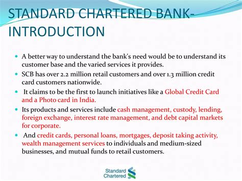 Crm Presentation On Standard Charted Bank PPT