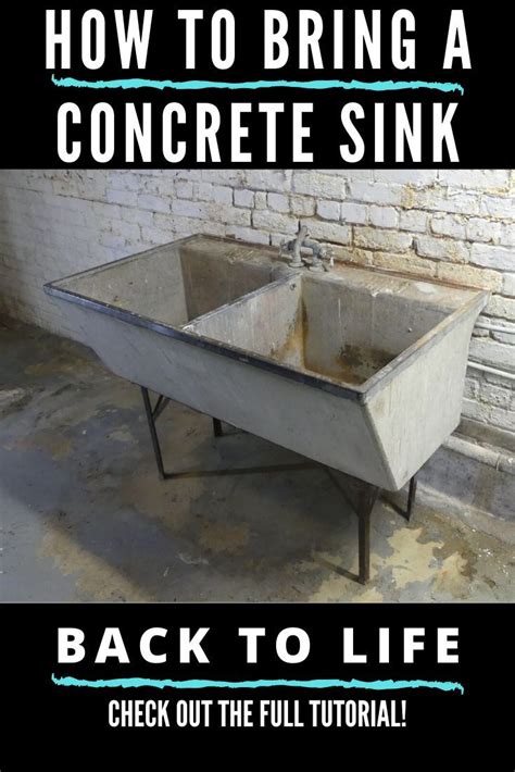 Restore A Vintage Concrete Sink Back To Life Artofit