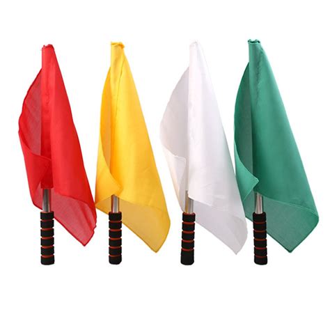 Soccer Referee Flags Football Linesman Flags Sports Game Referee