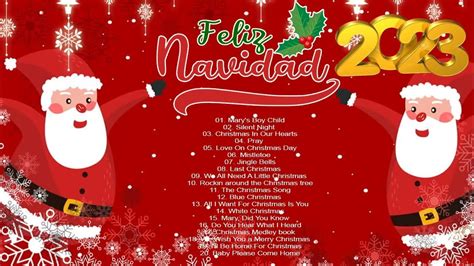 Feliz Navidad Exitos 2023🎅las 30 Mejores Canciones Navideña🎅🏻villancicos Música De Navidad Youtube