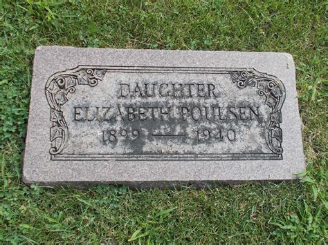 Elizabeth Poulsen 1899 1940 Find A Grave Memorial