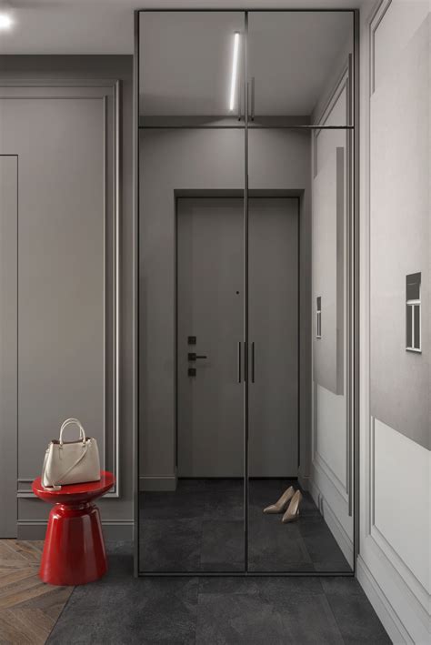 интерьер прихожей | Интерьер прихожей, Интерьер, Шкаф в прихожей