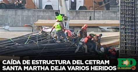 Caída De Estructura Del CETRAM Santa Martha Deja 7 Heridos