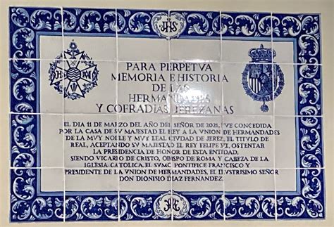 Presentado El Azulejo Conmemorativo Del Ingreso De S M El Rey En La