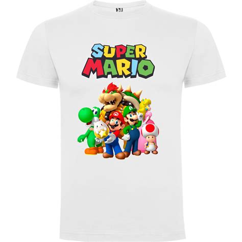 Camiseta Super Mario Bros Logoteka