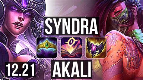 SYNDRA Vs AKALI MID 17 0 9 Rank 3 Syndra Legendary EUW