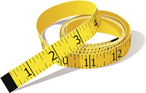 Yellow Tape Measure In Inches Stock Illustration - Download Image Now ...