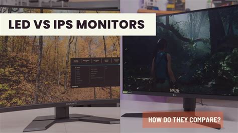 Ips Vs Led Monitor Viewing Angle Comparison Side By Side