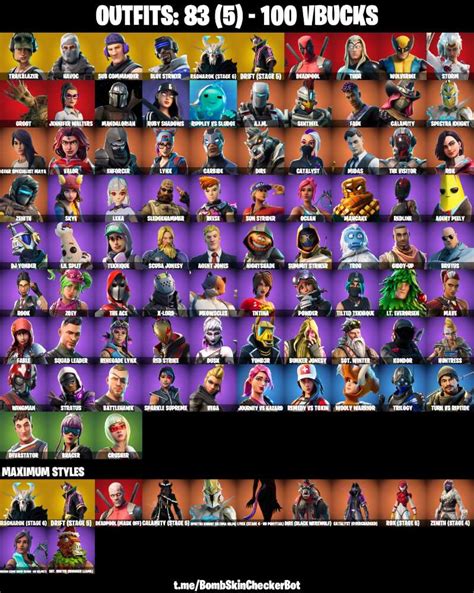 83 Skins Hot Marat Rage Trailblazer Freestylin Havoc Take The Elf Sub