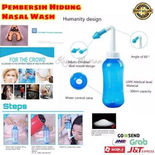 Jual Botol Pembersih Hidung Nasal Wash Dan Garam Untuk Cuci Hidung Nose