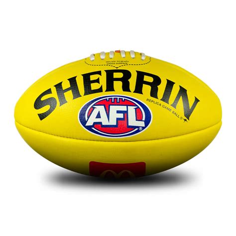 AFL Replica Game Ball - Yellow