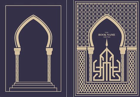 Premium Vector Islamic Book Cover Editable Vector Design