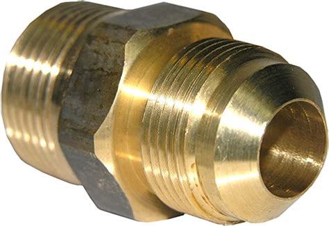 Lasco 17 4877 15 16 Inch Flare By 1 2 Inch Male Pipe Thread Brass Adapter