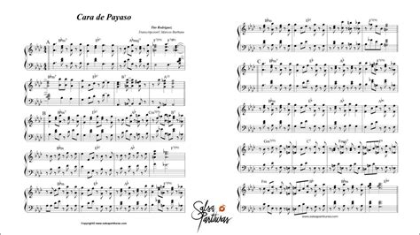 Cara De Payaso Tito Rodriguez Sheet Music For Orchestra Salsa