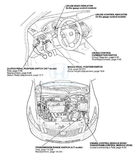 Honda Accord Component Location Index Cruise Control Engine Electrical Honda Accord Mk8