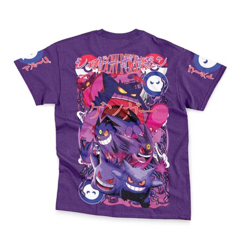 Gengar V5 Pokemon Streetwear T Shirt Anime Ape