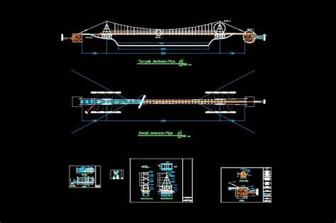 Desain Jembatan Gantung Download 55 Koleksi Gambar