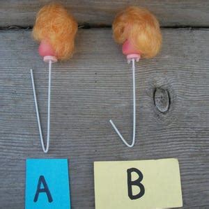 Vintage Inch Plastic Vinyl Blonde Doll Head On A Stick Lot U Etsy