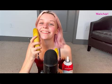 ASMR Banana Sucking XVIDEOS