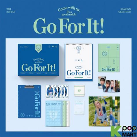 (G)I-DLE - 2024 SEASON'S GREETINGS [Go For It!] (CUBEE Gift) | KPOPMART.COM