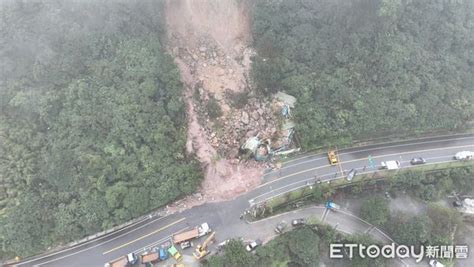 驚悚空拍畫面曝！陽金公路坍方「山壁禿一片」 力拚今搶通 Ettoday社會新聞 Ettoday新聞雲