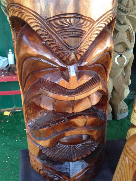 Hand carved by one of the Famous Artists in Hawai'i. Tiki Gods, you are ...