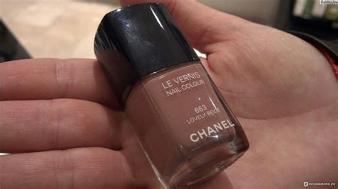 Лак для ногтей Chanel Le Vernis - «Лак Шанель 663 lovely beige и 535 ...