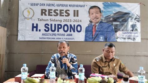 Reses Anggota Dprd Provinsi Jawa Barat H Supono Di Wilayah Desa Jaga