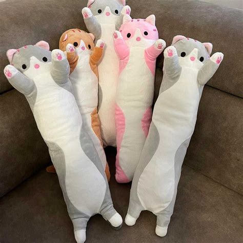 М'яка іграшка КОТ БАТОН Подушка Обіймашка 130см Антистрес для сну: 650 ...