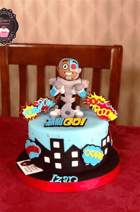 Cyborg Birthday Cake Ideas Images Pictures