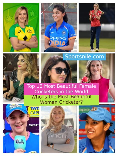 Top Most Beautiful Female Cricketers Hottest Women