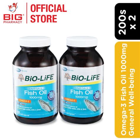 Biolife Omega Fish Oil Mg X S Shopee Malaysia