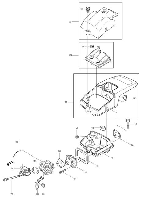 Makita Dcs I Outdoor Chainsaw Spare Parts Part Shop Direct