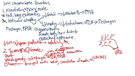 Sex Chromosome Disorders Reproductive System Step 1 Simplified YouTube