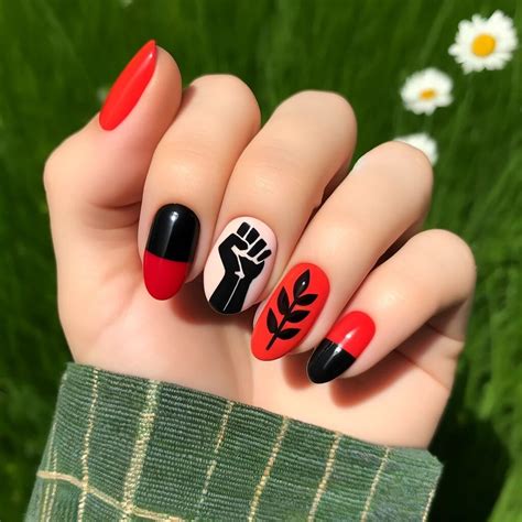 10 Stunning Nail Designs to Celebrate Juneteenth