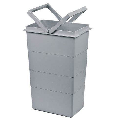 Hailo Einbaumülleimer Inneneimer 1075969, 226x156x350mm 10 Liter für ...