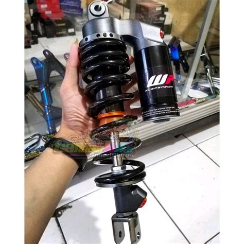 Jual Shockbreaker Fast Bikes Copy WP Ulir Hitam Ukuran 310Mm Matic